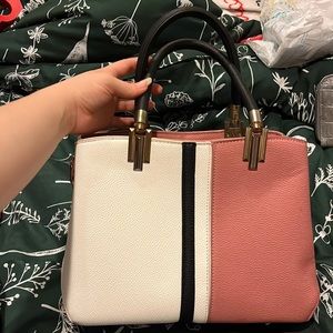 Nevenka Purse and Handbag. Top Handle Bags Leather Satchel Totes Shoulder Bag.